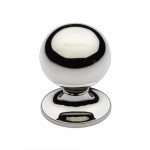 M Marcus Heritage Brass Ball Design Cabinet Knob 25mm 